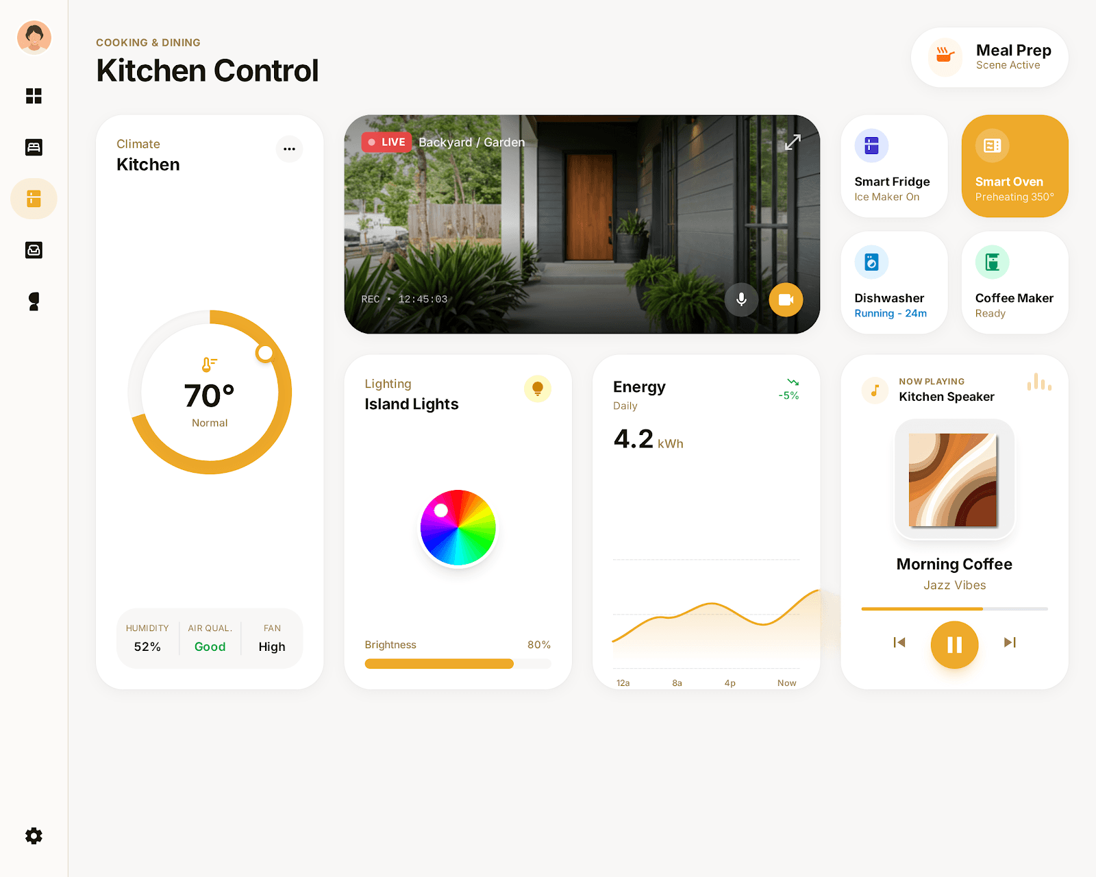iPad Control Center preview