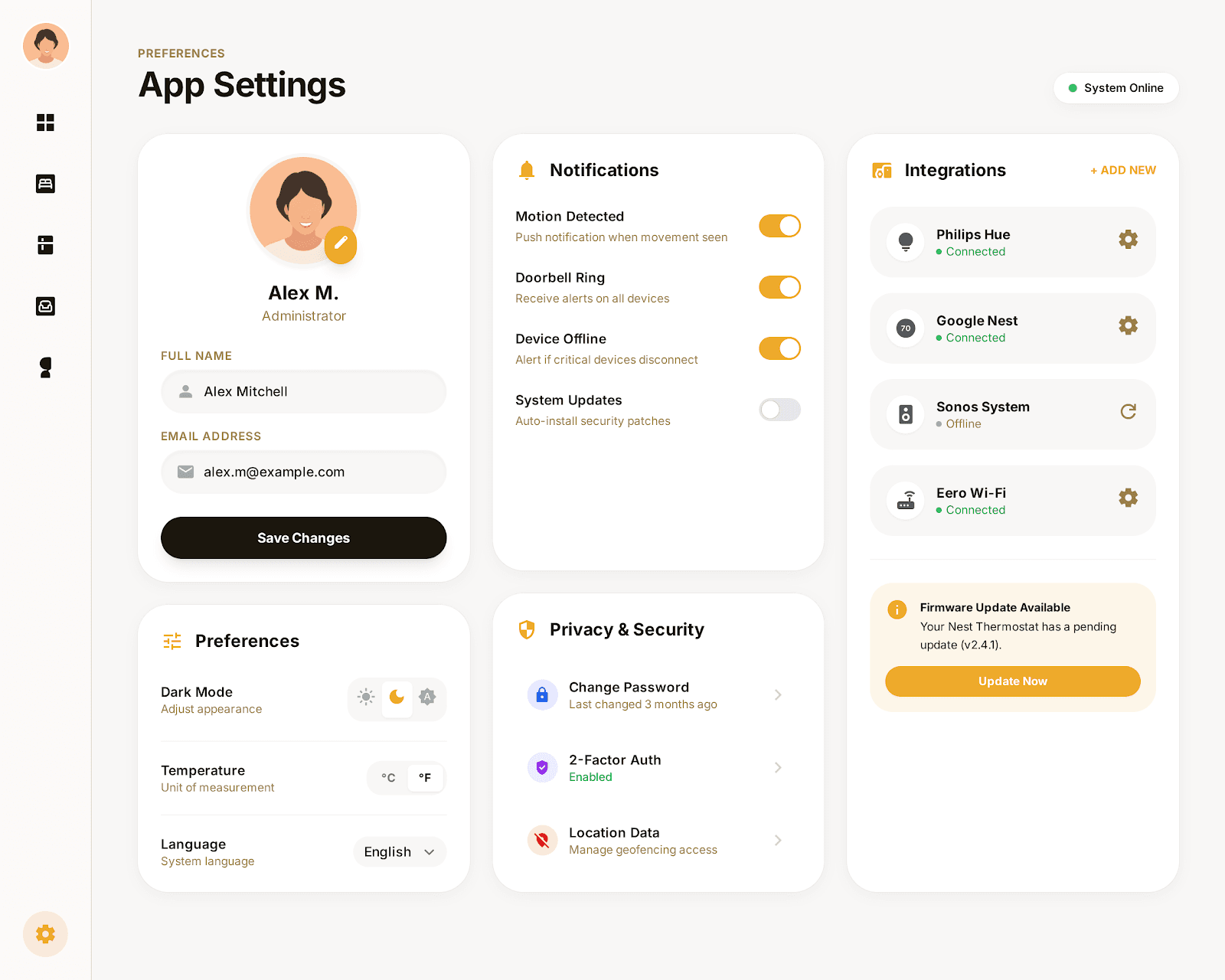 iPad Control Center ui/ux case study, smart home screen 6 of 7
