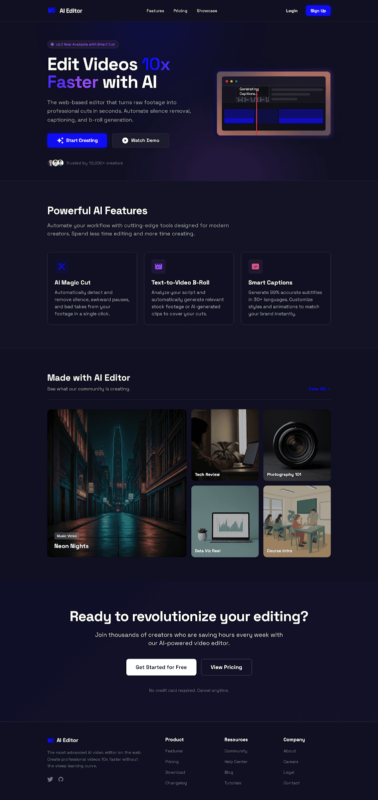 Professional Editing Suite, a UI/UX project by Ezgi Ergül